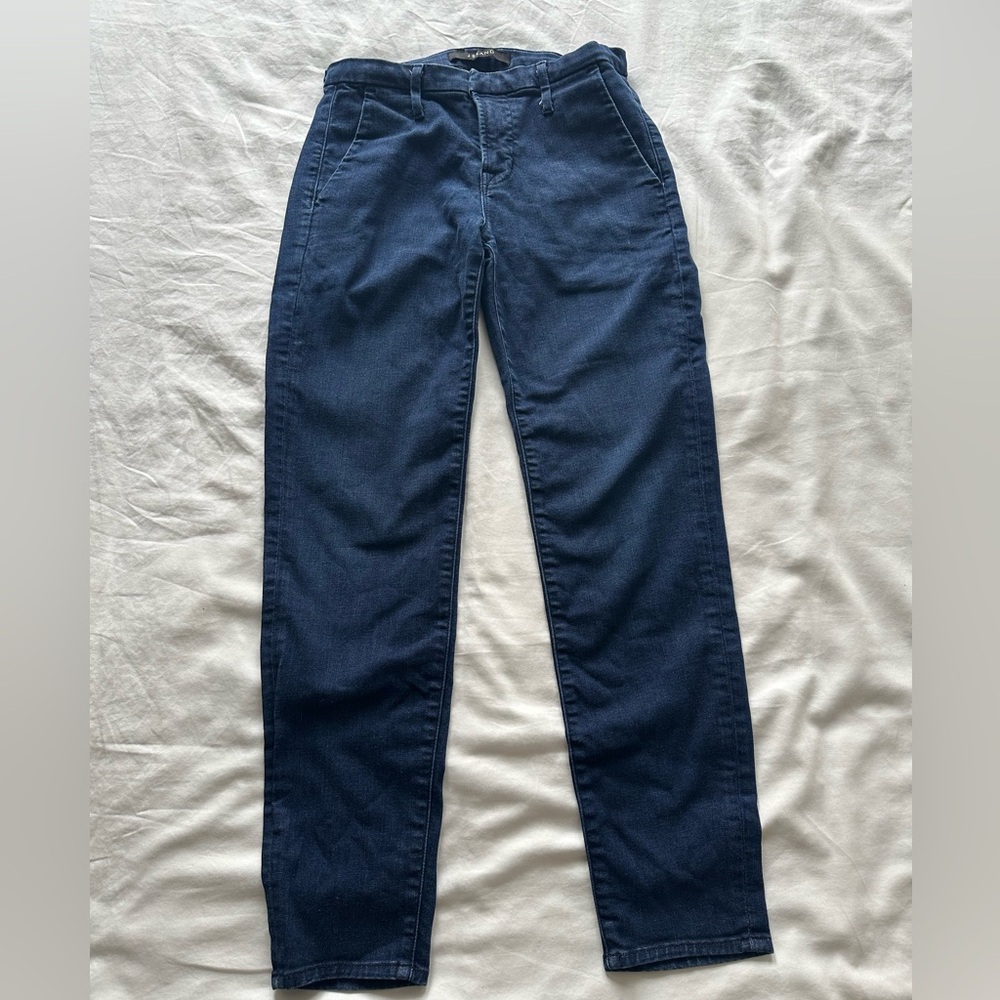J Brand Cleo mid-rise crop jean trousers